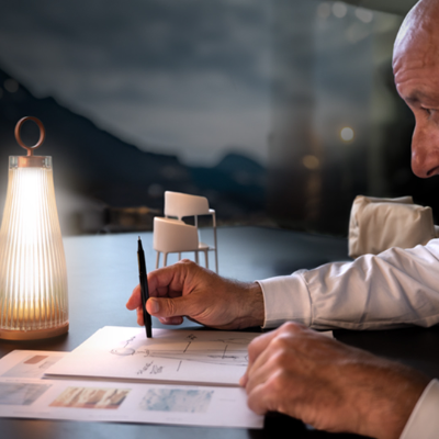 Jean-Marie Massaud connects people with the &lsquo;Louise&rsquo; table lamp designed for Ramun