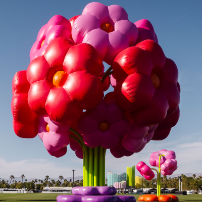 Uchronia's 'Le Grand Bouquet' of joy and vibrancy blossoms at Coachella 2025