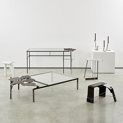 Furniture designs by Grace Prince define 'Held Absence' between weight and fragility