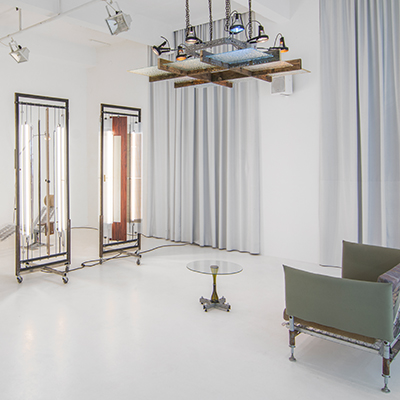 Arnaud Eubelen treats the city as a mat&eacute;riotheque for his futuristic designs