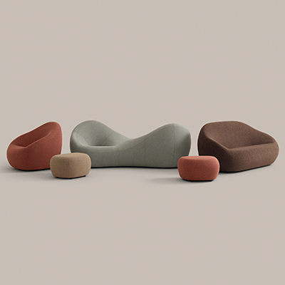 The Jean Nouvel Seating Collection by Coalesse echoes nature's spontaneity