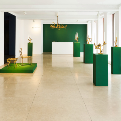Saint Clair Cemin's Tosca decorative objects shine in bronze at David Gill Gallery