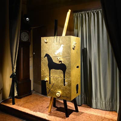 Gold Bar Cabinet