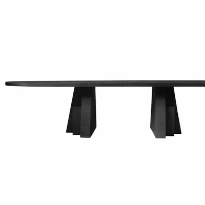 AD Black Oak Dining Table