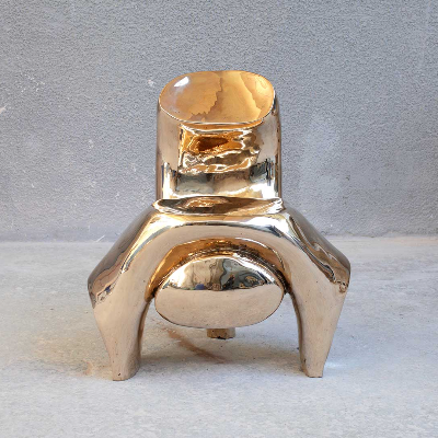 Volumetric Chair 5 Bronze