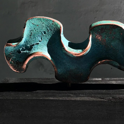 Oxen Study I (Cupric Nitrate Patina) | 2022