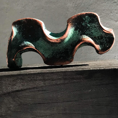 Oxen Study II (Cupric Nitrate Patina) | 2022