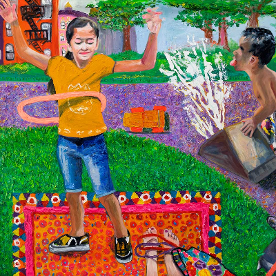 Girl with Hula Hoop, 2022