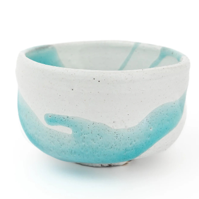 Blue Wave Tea Bowl