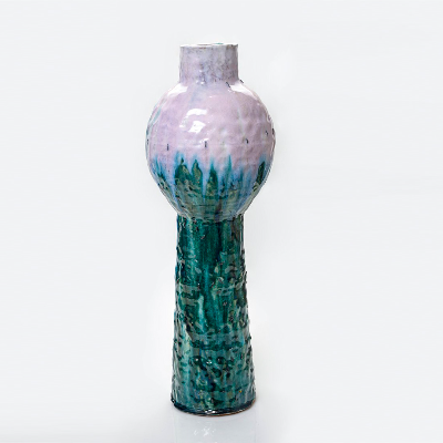 Pink and Green Vase