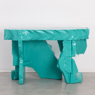 Poly Console - Mid-blue