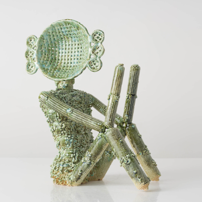 3D Printed Figure with Seven Bowls, 2025