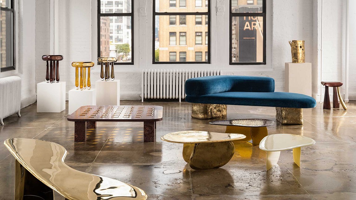 Lucas Recchia's contemporary designs are all about materiality and spatial presence