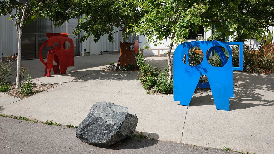 Serban Ionescu's wonderfully whimsical sculptures frame 'The Great Outdoors'