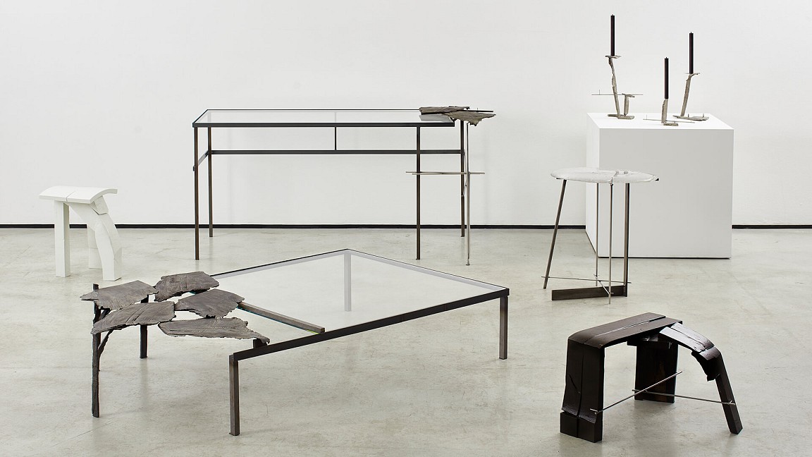 Furniture designs by Grace Prince define 'Held Absence' between weight and fragility