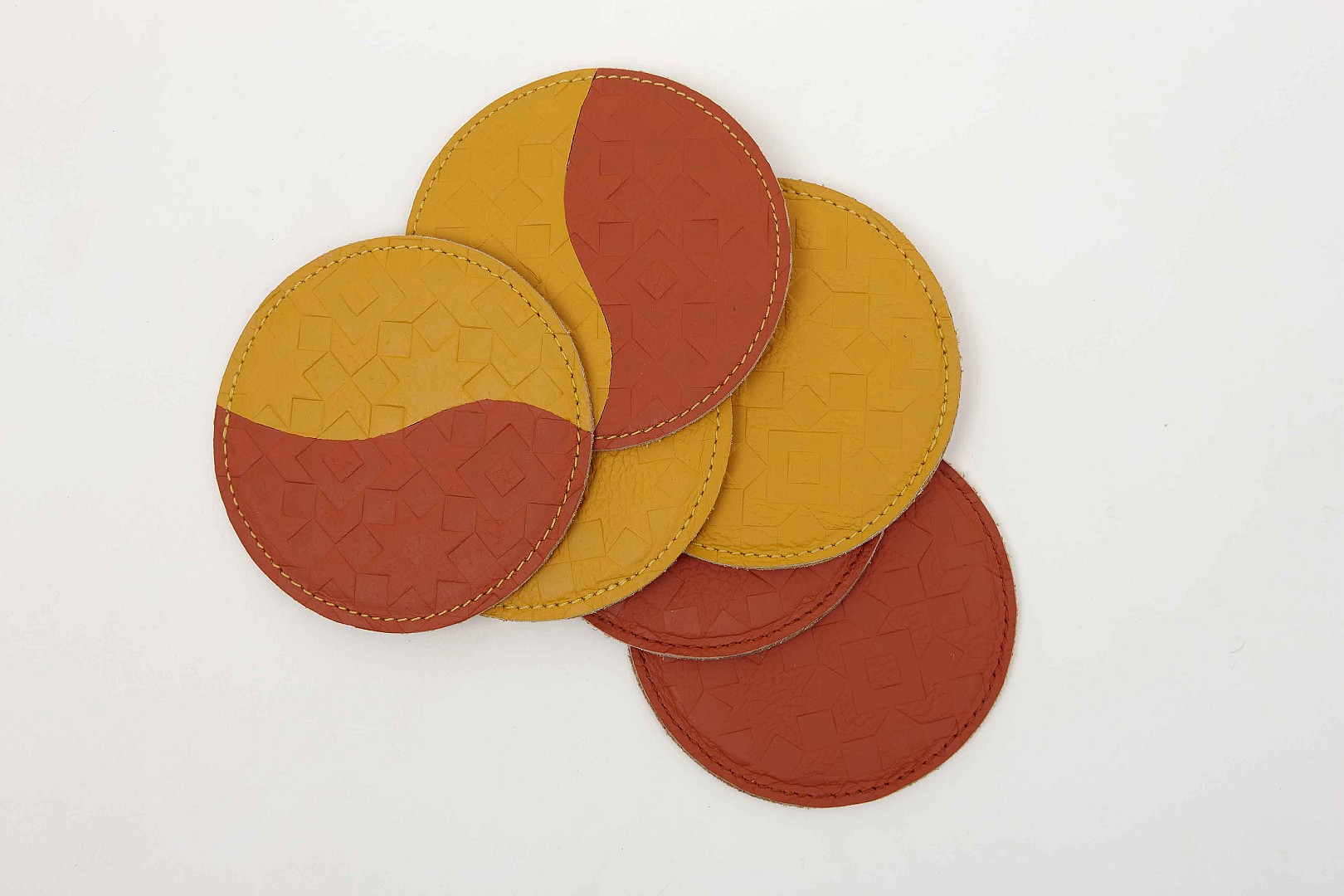 Nada Debs&rsquo; Horizon Collection is an experiment in leather marquetry