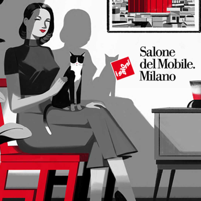 Salone del Mobile.Milano collaborates with illustrator Emiliano Ponzi to celebrate 60 years
