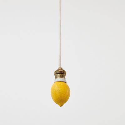 Armando Testa transforms a lemon into a lightbulb for Milan Design Week 2023