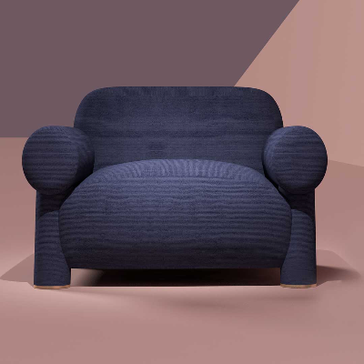 Puffy armchair