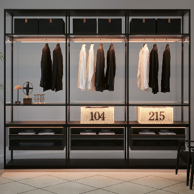 Storage Dressing Room: Black Sugi