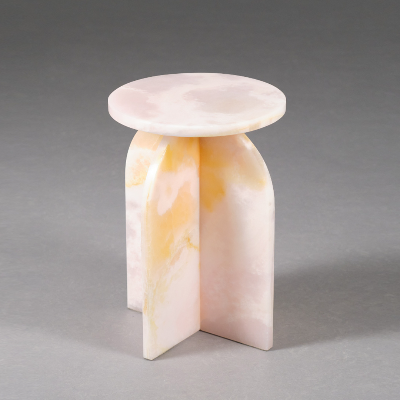 Plus Table Pink Onyx