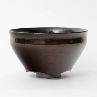 Mother Of Pearl Lacquer Tenmoku Tea Bowl