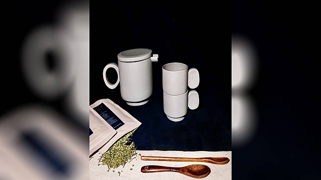 Maarten Baas Brews A Delightful Tea Set With Ear-Like Handles
