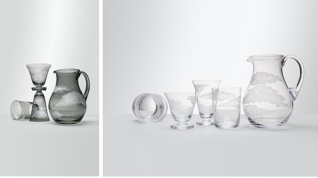 Jonathan Hansen&rsquo;s new glassware collection is reflective of a clear blue sky