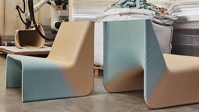 The New Raw turns plastic waste into limited edition chairs