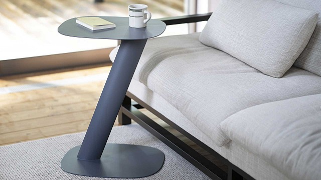 Hisakazu Shimizu x Nippon Benex create sheet metal furniture with soft geometries