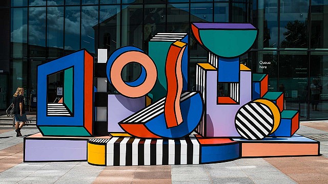 Camille Walala&rsquo;s latest installation references pop-art paintings