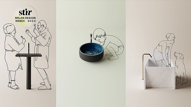 Agape interprets bathroom furnishings through an architectural lens