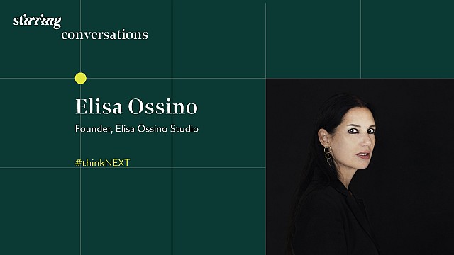 STIRring Conversations: Escaping reality with Elisa Ossino