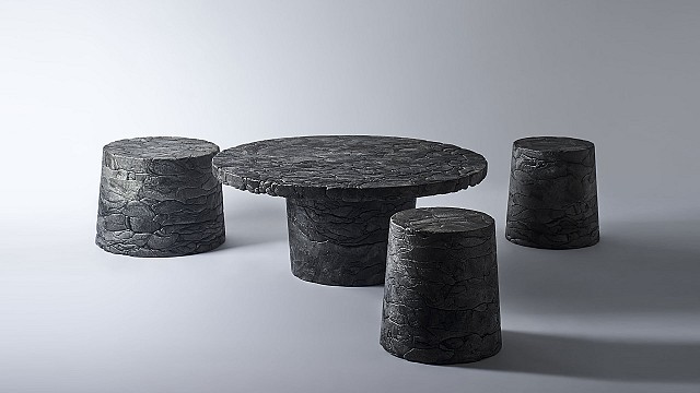 The &lsquo;Refoam&rsquo; series by we+ features furniture crafted with recycled Styrofoam