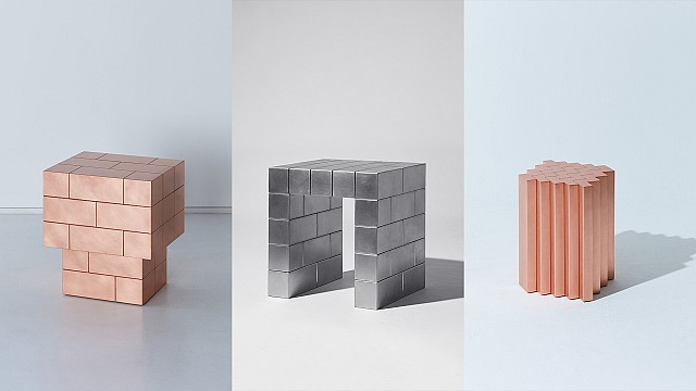 Metallic lustre and a familiar simplicity define Jeongseob Kim&rsquo;s furniture designs