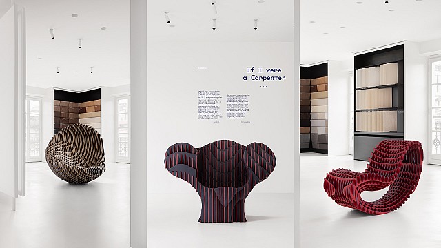 Ron Arad renders his iconic chairs in wood for ALPI&rsquo;s &lsquo;If I were a Carpenter&rsquo; exhibition