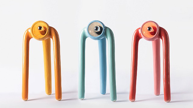 Marcelo Suro grasps a playful route on lamp design with The Pink Robots Won
