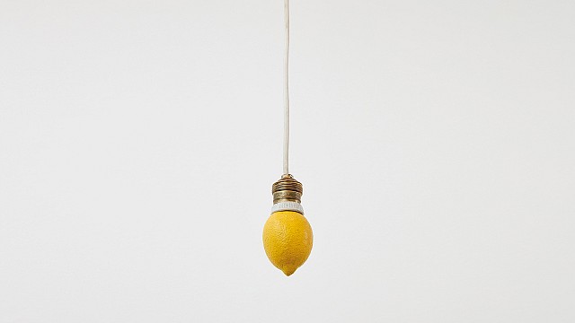 Armando Testa transforms a lemon into a lightbulb for Milan Design Week 2023