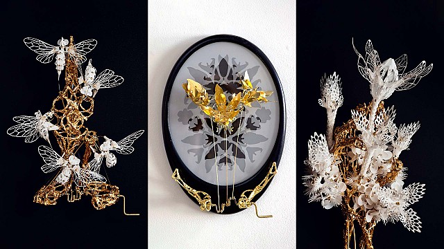 Carrion Blooms: Casey Curran crafts sculptures that blossom and flutter to life