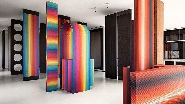A Study of Hues: ALPI&rsquo;s chromatic display at Milan Design Week 2023