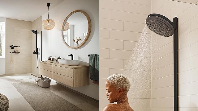 Hansgrohe Pulsify juxtaposes an immersive shower experience with  technology