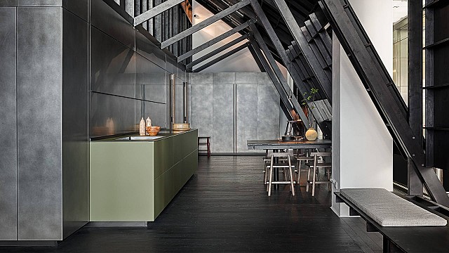 Neri&Hu installs &lsquo;The Hearth&rsquo; within Valcucine&rsquo;s showroom in Milan