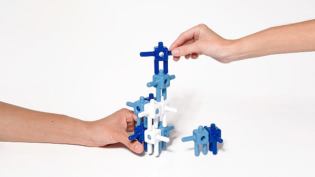 Souper Studio designs playing blocks as a physical manifestation of &lsquo;building unity&rsquo;