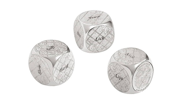 Silver-Plated Game of 3 Dices