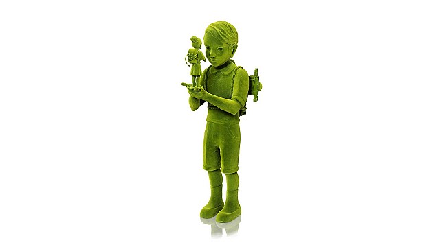 Moss Boy with Doll, 2021
