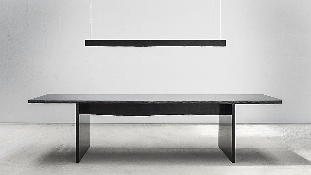 Marble Long Slate Dining Table