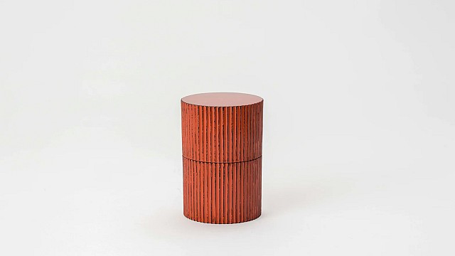 Corrugated Negoro Nakatsugi Tea Caddy, 2022
