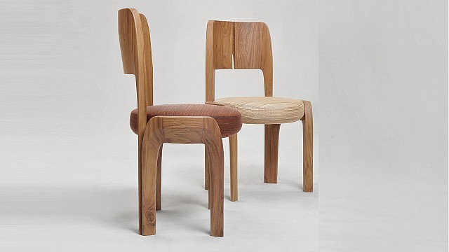 Akar Chair Metaphore Solid Natural Teak