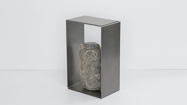Steel and Stone Table Lamp