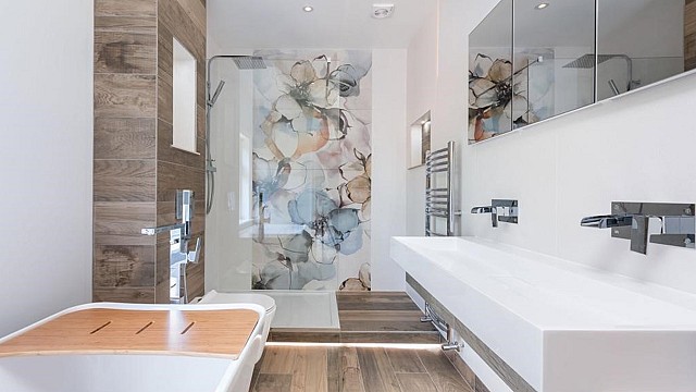 Bathroom in private villa, London